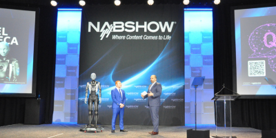  Abertura da NABSHOW tem robô criado por IA
