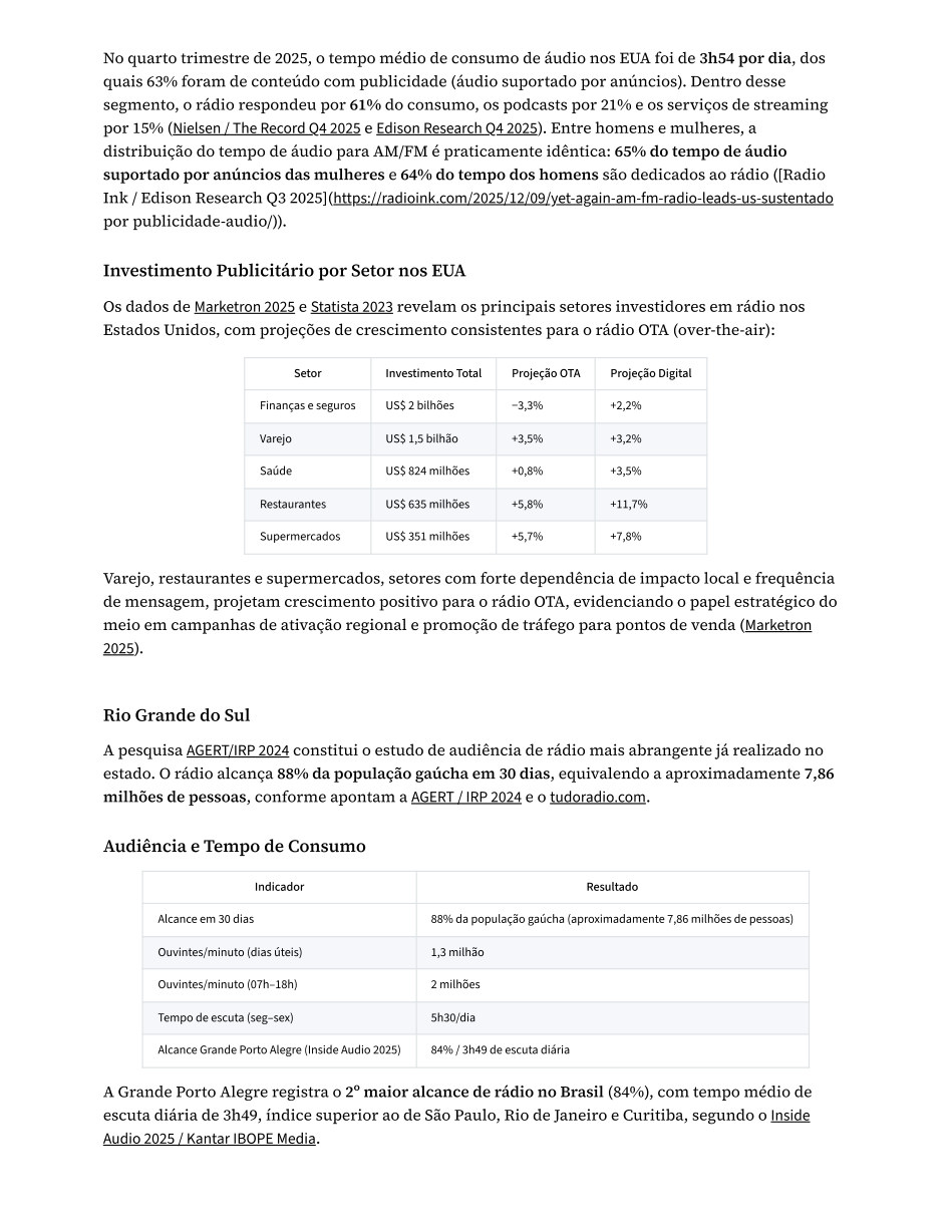 Página 10 do estudo: Projeção Digital